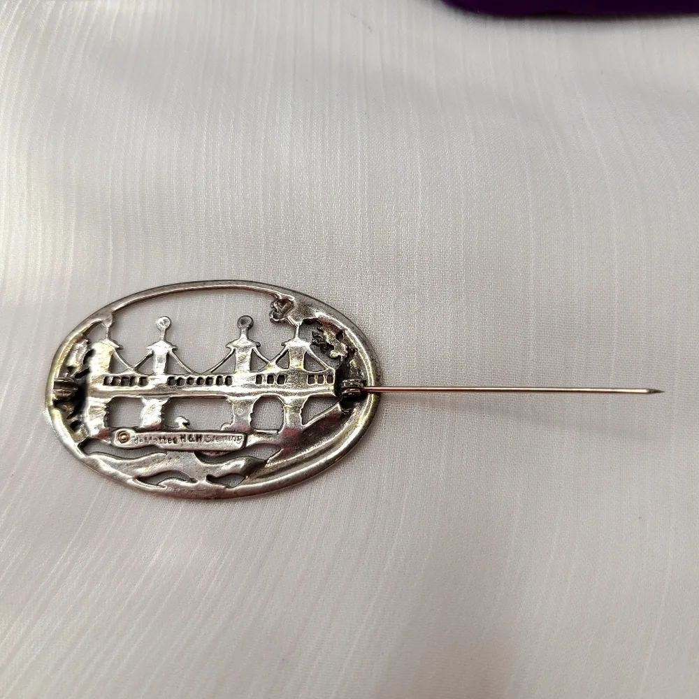 DeMatteo Vintage Sterling Silver Brooch